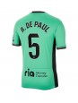 Atletico Madrid Rodrigo De Paul #5 Ausweichtrikot 2023-24 Kurzarm